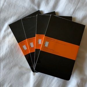 Moleskine Ruled Reporter Notebook (4 notebooks)